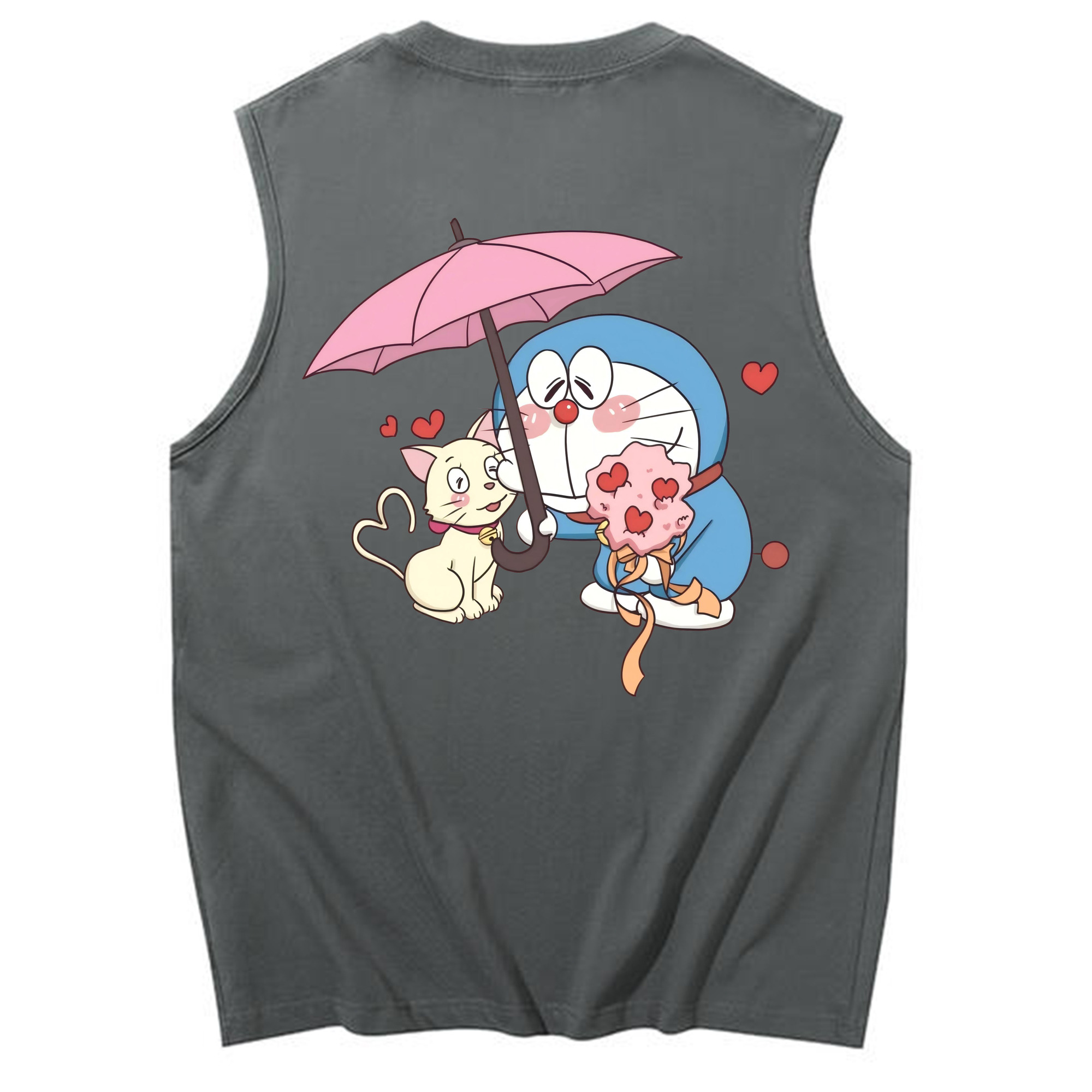 （画像用） ドラえもん Doraemon コットン100％タンクトップ（背面プリント）